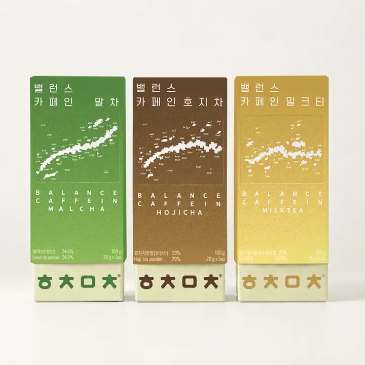 대한다업 밸런스 카페인 3종 스틱 세트, 20g, 5개, 3팩