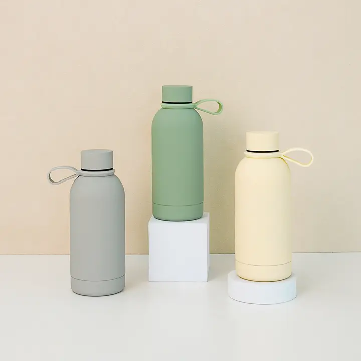 인블름 소프트 보온보냉 텀블러, 아이보리+옐로우, 350ml, 컬러 실리콘 세척솔 포함, 1개