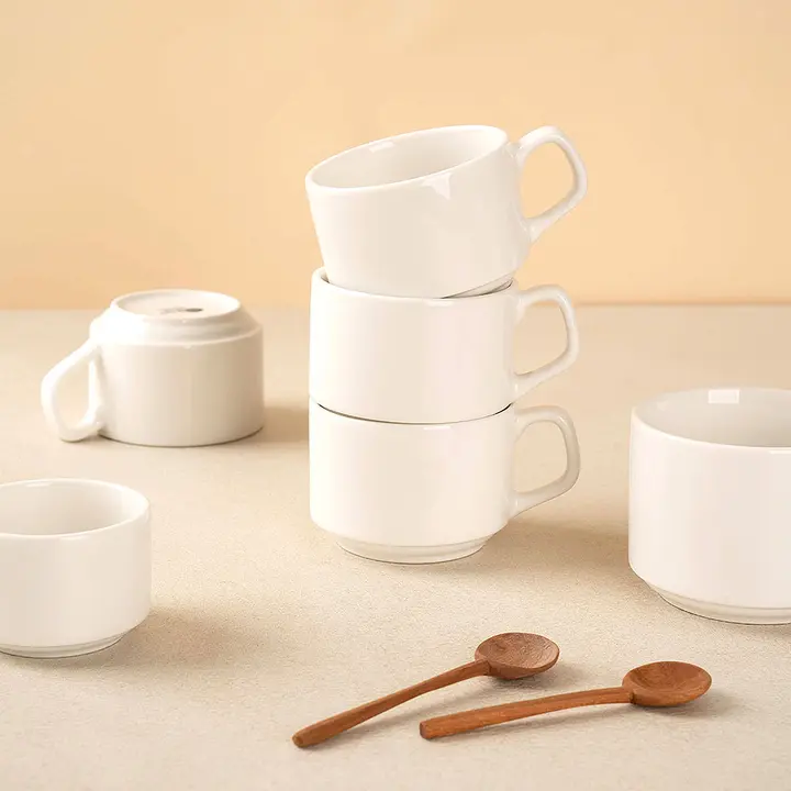 해피정코리아 베이직 머그 3종, 화이트, 210ml, 1개